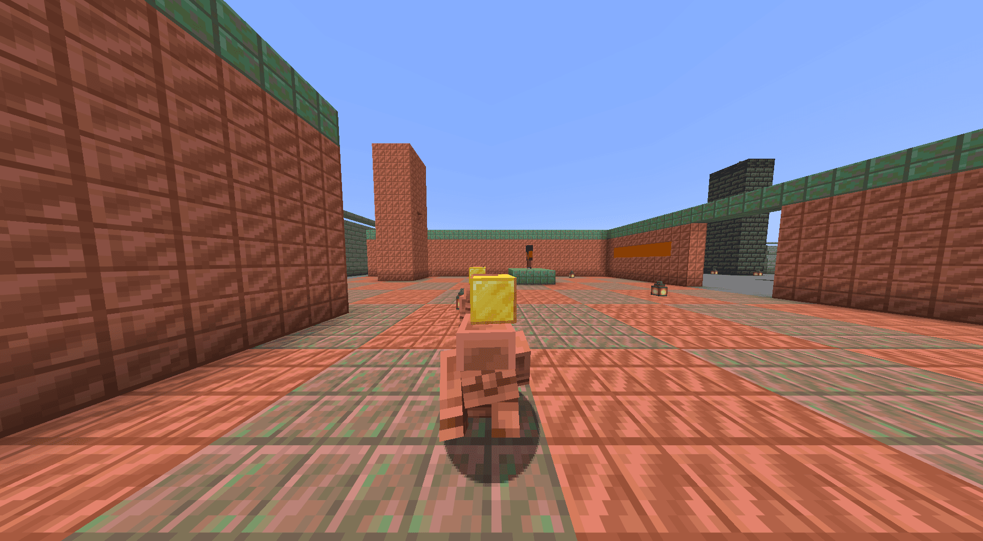 Golem carrying loot to the vault